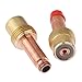Mtsooning 5PCS 45V26 2.4mm(3/32inchs) Gas Lens Collet Body Copper Consumables KIT for TIG Welding Torch 17,18 and 26 Series