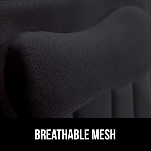 Image of GORILLA GRIP Bath Pillow for Tub, 6 Strong Suction Cups, 4D Mesh FlexComfort Headrest for Neck, Head and Back Support, Luxury Machine Washable Pillows, Bathtub Accessories, Spa Gifts for Women, Black