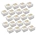 LABRIMP 20pcs Boxes Cake Boxes with Window Compact Cake Boxes Cookie Containers for Gift Giving Bakery Boxes Small Cake Cookie Boxes Chocolate Cookie Case Cookie Holder for Home