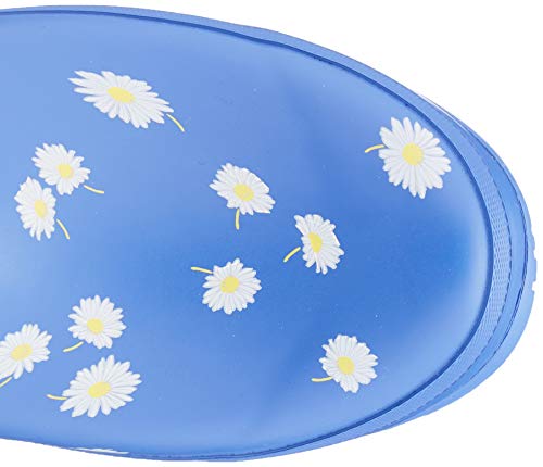 Joules Women's Molly Welly Rain Boot, Blue Daisies, 7 #TOP4