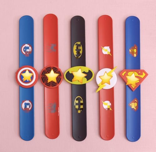 Image of TERA 13 Wrist Band, Silicone Wristbands for Kids, Slap Bracelets for Boys and Girls, Snap Bracelet Bands for Party Theme, Party Favor Gifts for Kids (Multicolour) (2 (Pcs))
