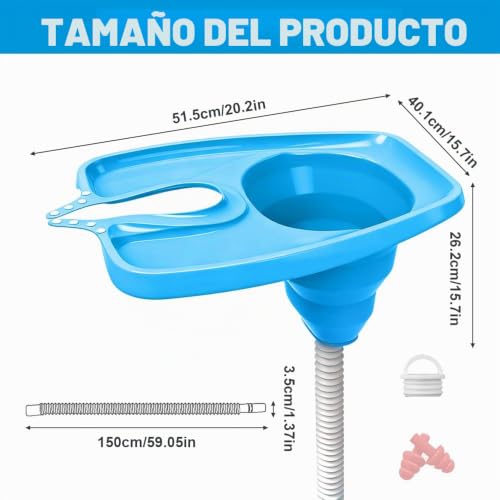 Lavamanos de pelo plegable para el lavado de cabeza cómodo de niños en casa 3