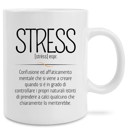 Hole Gadget Lustige Tassen, Tasse mit lustigen und originellen Geschenkideen zum Frühstück oder The, niedliche Geschenke für Schwester, Mutter, Valentinstag, Herren, Damen (Stress) Hole Gadget Lustige Tassen, Tasse mit lustigen und originellen Geschenkideen zum Frühstück oder The, niedliche Geschenke für Schwester, Mutter, Valentinstag, Herren, Damen (Stress)