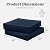 Snubbull Outdoor Chair Cushions 22 X 22 X 4 Inch Patio Furniture Cushions Waterproof & Fade Resistant Outdoor Cushions for Patio Furniture with Handle & Adjustable Straps Set of 2