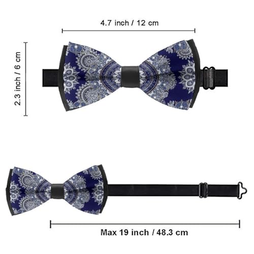 Supdreamc Unisex Funny Pre-Tied Bow Ties Uniform Decoration Holiday Christmas Graduation4