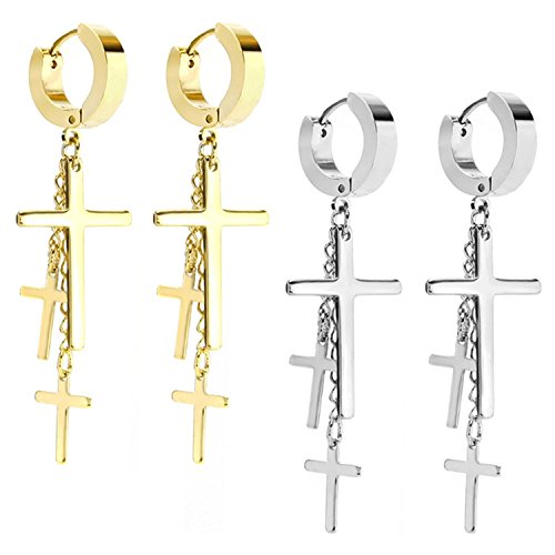 fashion accessories cross earring