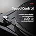 Fluance RT85N Reference High Fidelity Vinyl Turntable Record Player with Nagaoka MP-110 Cartridge Acrylic Platter Speed Control Motor High Mass MDF Wood Plinth Vibration Isolation Feet - Lucky Bamboo
