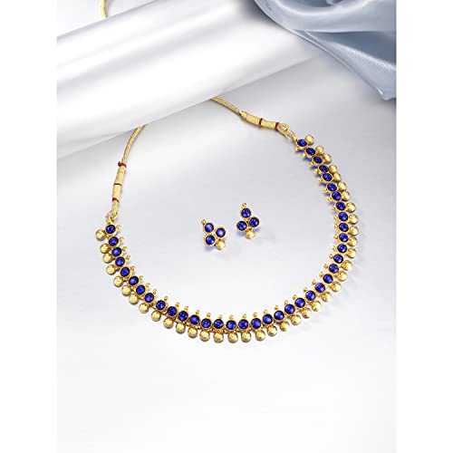 Image of Peora Traditional Ethnic Necklace & Jewellery Set Gift for Women