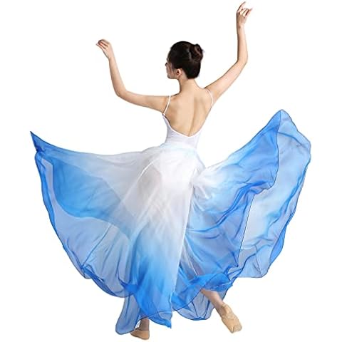 Z&X Modern Ballet Lyrical Dance Skirt Cover