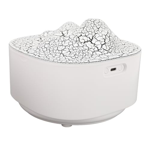Difusor aromático eléctrico con luz LED y tanque 1.5L miniatura 3
