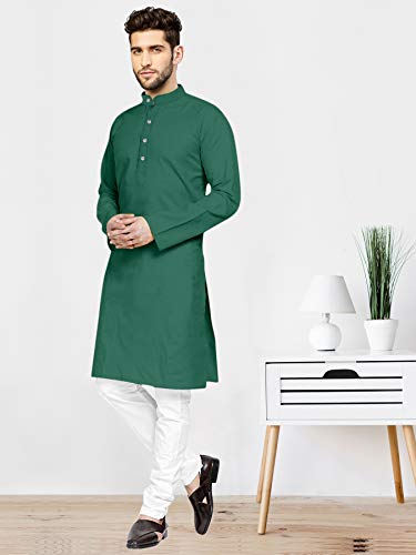 Image of Mens Casual Kurta Payjama Set Cotton