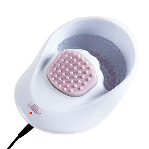 Nail Soaking Bowl Electric Multi-mode Vibration Massage Nail Spa Bowl Soften Cuticles Nail Art Manicure Bowl Relaxing Treatment Nail Soak Off Bowl for Gel Nails