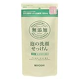 MIYOSHI ミヨシ石鹸 無添加 泡の洗顔せっけん リフィル 180ml [並行輸入品]