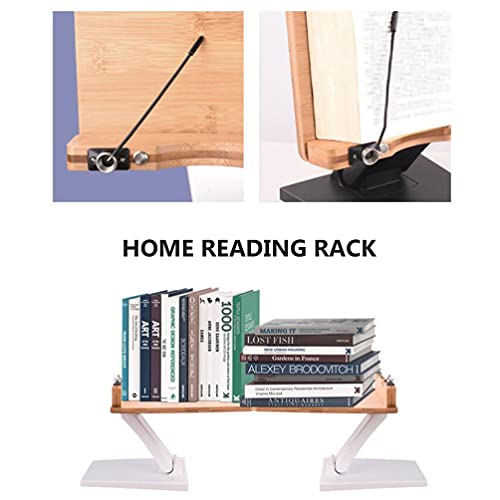 NUOBESTY Suporte para balcão de cozinha ajustável, suporte de livro de receitas, tábua de corte de m