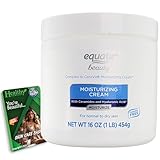 Equate Moisturizing Cream 16 Oz - Fragrance Free - and Vital Volumes Skin Care Basics Tips Card Bundle