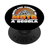 divertente maglia motociclista nato per andare in moto popsockets popgrip intercambiabile