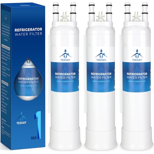 Image of TEEHAY PWF-1 FPPWFU01 Frigidaire Water Filter, Compatible with Frigidaire FRSS2623AS, GRFS2853AF, GRSS2652AF, FRFS2823AD, FRFS2823AS, FRFS282LAF, FRSS2623AB, GRFC2353AF, FPRU19F8WF, 3 Pack