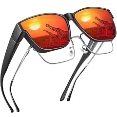 A23 Matte Black Frame/Red Mirrored Lens