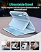 ESR for iPad Air 11 Inch Case M3/M2 (2025/2024), iPad Air 5th/4th Gen Case (2022/2020) 10.9 Inch, Removable Magnetic Cover, Adjustable Portrait/Landscape Stand, 9 Standing Angles, Light Blue