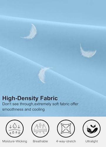 Women's UPF 50+ Sun Protection Balaclava Face Mask Breathable Cooling Full Head Mask for Outdoor Sports Hiking Blue