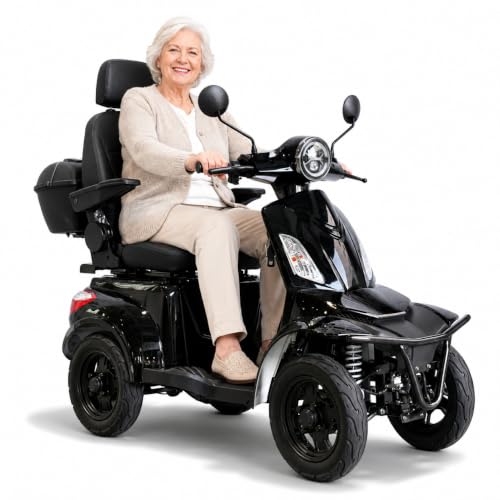4-Wheel Mobility Scooter, 500-lb Capacity