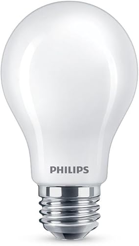 Miniatura 3 de Philips LED - Foco A19 regulable esmerilado sin parpadeo. Tecnología EyeComfort, 800lúmenes, blanco suave (2,700K), 8W60W, base E26, Certificado
