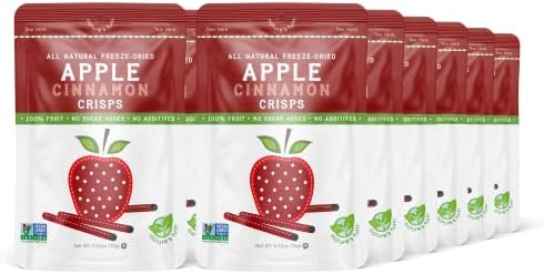 Nature's Turn Freeze-Dried Fruit Crisps; Apple Cinnamon, 12 Bags 0.53oz ea