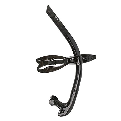 Profesional Buceo equipos frontal natación tubo de respiración, negro Cover