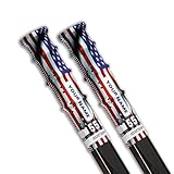 ROCKETGRIP Personalized Hockey Stick Hole Grip Tape 2-Pack USA - Long Lasting Premium Quality Replacement Grip - Easy to Install Ice Hockey Grip for Adults and Kids