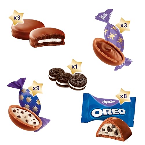 Milka & OREO Adventskalender, Schokolade & OREO Kekse, 284 g – Ansicht 2