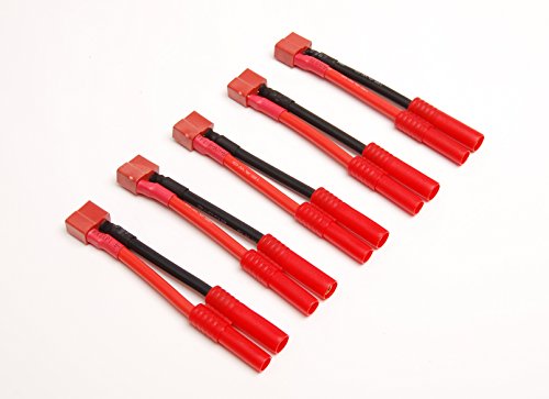 Cable T-Plug hembra a adaptador Bullet 4 mm 12 AWG con conector HXT para batería LiPo y ESC RC