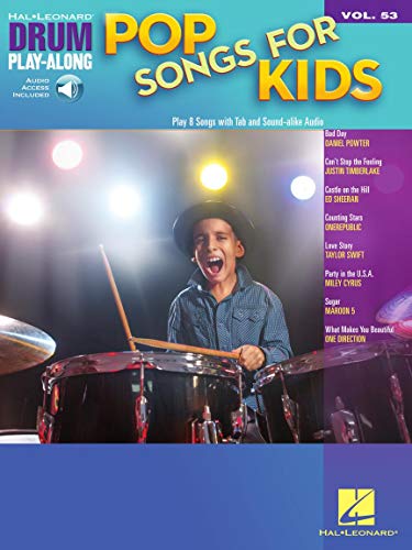 Pop Songs For Kids Drum Play-Along Volume 53