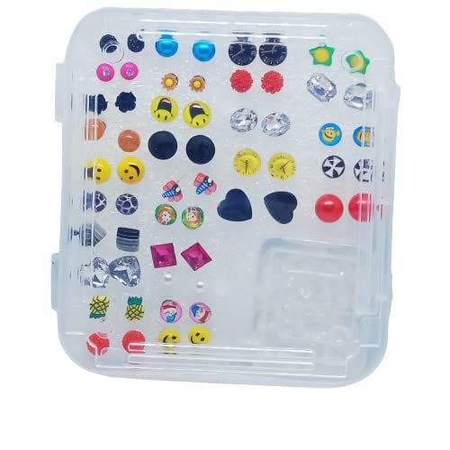 Shipaara Stud Earrings Jewellery Small Stud Earrings Assorted Colour and Assorted Design Plastic Earrings for Girls and Women (Pack of 27) (B09TGSZW8P) Amazon Price History, Amazon Price Tracker