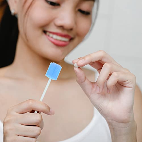 50 Pcs Oral Esponja Cotonetes Descartáveis ​​Swapsticks Oral Limpeza Esponja Swab Cuidados Orais Swa