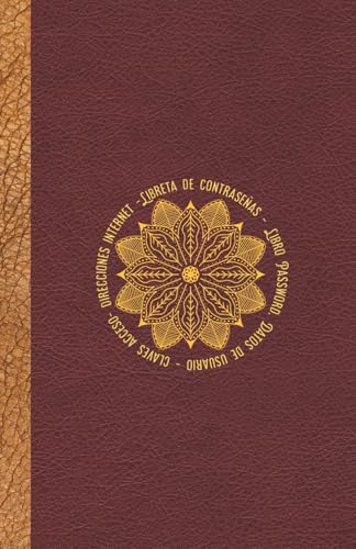 Libreta de contraseñas, Libro Password , datos de usuario, claves de acceso y direcciones de Internet: Elegante cuaderno contraseñas con índice alfabético en español pequeño. A5 Libreta de contraseñas, Libro Password , datos de usuario, claves de acceso y direcciones de Internet: Elegante cuaderno contraseñas con índice alfabético en español pequeño. A5