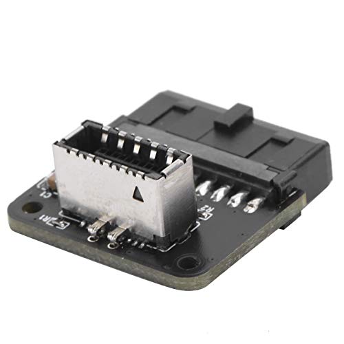 Conector da placa-mãe, preto Plug and Play de alta qualidade, prático e conveniente, conector duráve