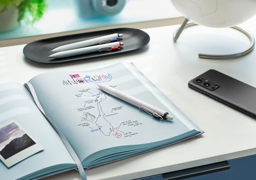 Faber-Castell uni-ball ONE 12 bolígrafos gel tinta negra miniatura 4