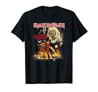 Iron maiden design. Official Iron Maiden Merchandise Iron Maiden T-Shirts for Men, Women, Boys and Girls, Iron Maiden Band T-Shirt, Iron Maiden Shirt Lightweight, Classic fit, Double-needle sleeve and bottom hem