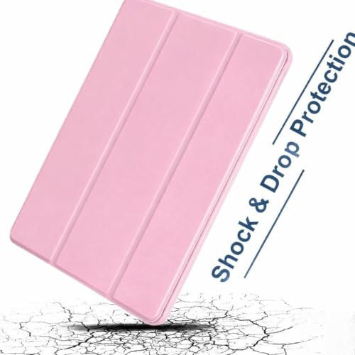 Image of ProElite Cover for Xiaomi Mi Pad 8 /Pad 8 Pro 11.2 inch Cover, Soft Flexible Flip Case Cover with Pen Holder for Xiaomi Mi Pad 8 /Pad 8 Pro 11.2 inch, Support Auto Sleep Wake, [Recoil Series] - Pink
