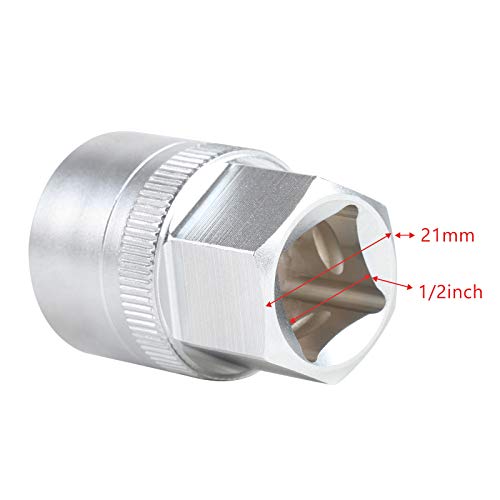 Beley 22Pcs Wheel Lock Lug Nuts Removal Set, Automotive Wheel Anti-Theft Screws Remover Socket Keys Remover Kit For Audi #TOP4