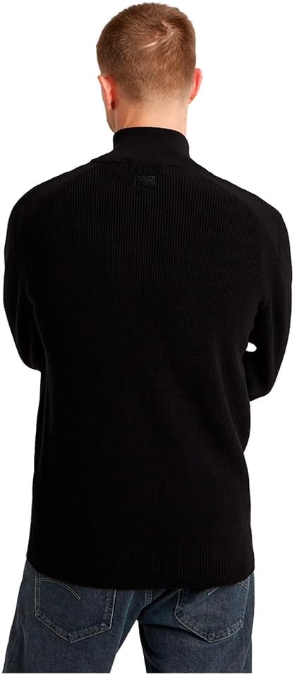G-STAR Detailed Zip Thru Knit Men's Sweatshirt