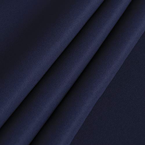 Image of sancua Rectangle Tablecloth - 54 x 78 Inch - Stain and Wrinkle Resistant Washable Polyester Table Cloth, Decorative Fabric Table Cover for Dining Tables, Buffet Parties and Camping, Navy