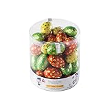 Caja regalo de 40 huevos de Pascua de chocolate con leche de 25 gramos cada unidad. Fabricados con un chocolate cremoso y delicioso.