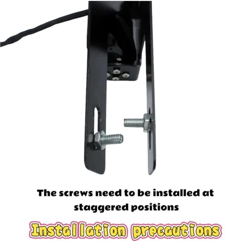 Support de plaque d'immatriculation pliant moto noir 144mm-183mm