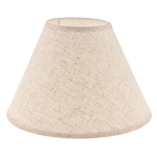 MagiDeal Pantalla de Lámpara de Mesa de Dormitorio Pasillo Estudio - Beige
