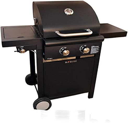 ke grill Barbecue A Gas 2 Fuochi + Fornello Laterale Griglia in Acciaio Inox a Pietra Lavica da Giardino Esterno PIC nic … ke grill Barbecue A Gas 2 Fuochi + Fornello Laterale Griglia in Acciaio Inox a Pietra Lavica da Giardino Esterno PIC nic …