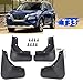 4pcs Set Molded Front Rear Car Mud Flaps Compatible for Nissan for Rogue Compatible for X-Trail T33 2021 2022 Mudflaps Splash Guards Mud Flap Mudguards Fender