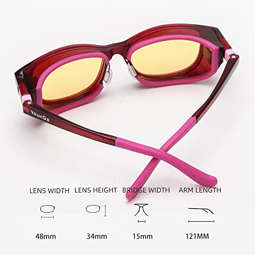 Image of Dry Eyes Relief Eyeglasses (Children Red)