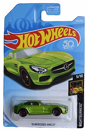Hot Wheels Mercedes AMG GT a escala 1:64 miniatura 1
