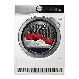 AEG – Warmtepompdroger, A+++/3D scan, duurzame droging, FiberPro, nauwkeurige drogerresultaten, 8 kg, laag verbruik, automatische hoeveelheid, kreuk- en kinderbescherming, wit